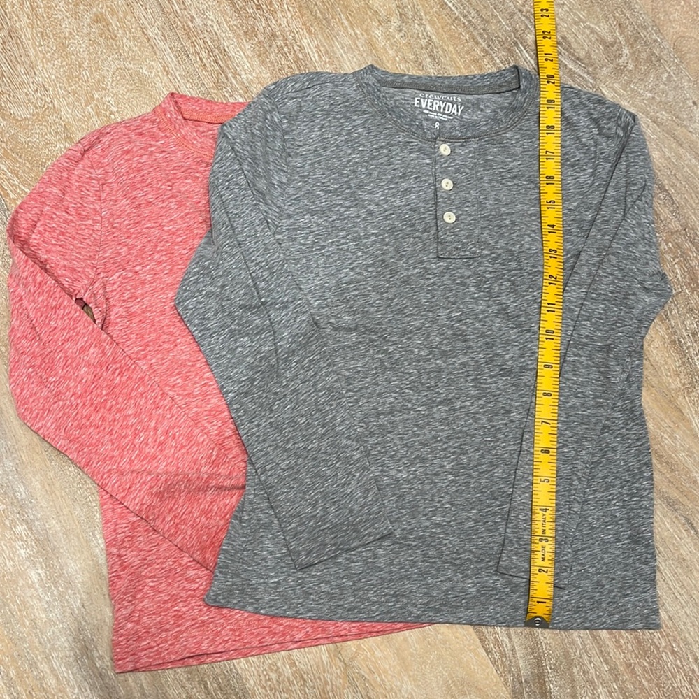 Set of 2 j crew henleys